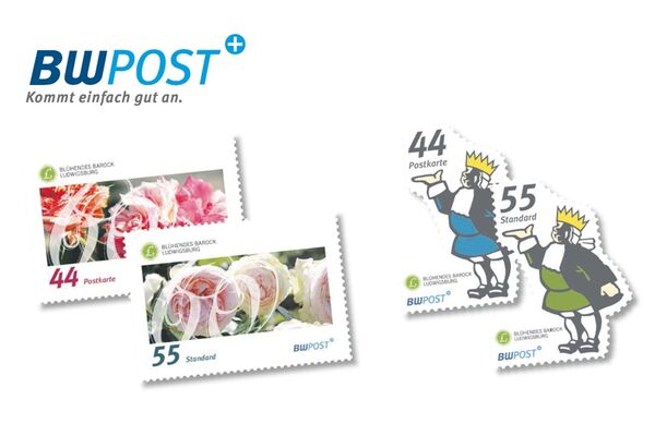 Die Briefmarken aus dem Blühenden Barock